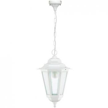 Farol Colgante Novolux ELITE 6 IP43 E27 42W Cristal Transparente Blanco - Diseño Elegante
