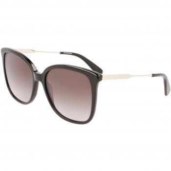 Longchamp Butterfly Style Acetate Sunglasses - Black - One Size