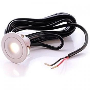 Lámpara de techo empotrable LED Punto Lumi, blanca, 1 W, 3000 K, IP44
