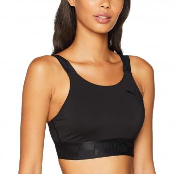 Puma Soft Sport Bra Top, Mujer, Black, XS