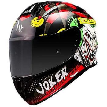 CASCO MT TARGO JOKER A1 NEGRO BRILLO