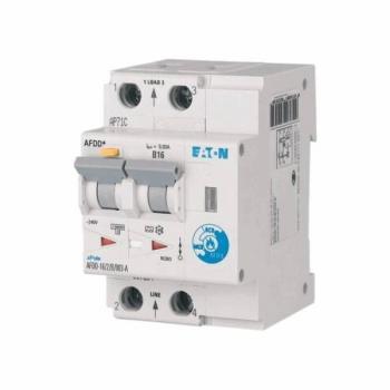 Eaton 2-Pole C16A 30mA Earth Leakage Circuit Breaker with Arc Fault Detection