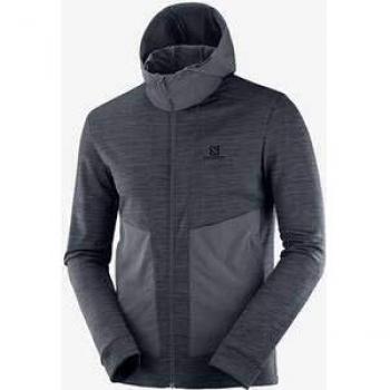 SALOMON Outline Chaqueta, Hombre, Ebony/Heather, l