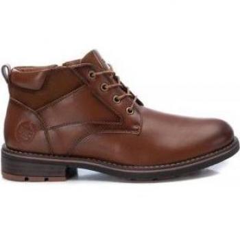 Botines clásicos marrón Xti para hombre con cierre de cremallera