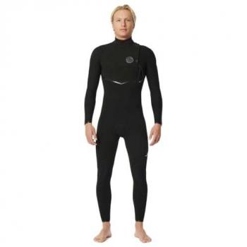 Rip Curl Traje De Neopreno E Bomb 4/3 Mm GBS Con Cremallera Larga Y Manga Libre, Color Negro, Talla S