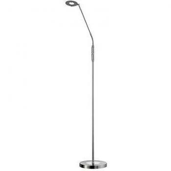 Lámpara de pie LED Dent, CCT, 1 luz, níquel, regulable y 760 lúmenes