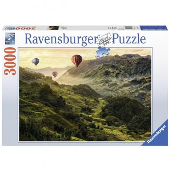 Puzzle Ravensburger 3000 piezas - Terrazas de arroz en Asia