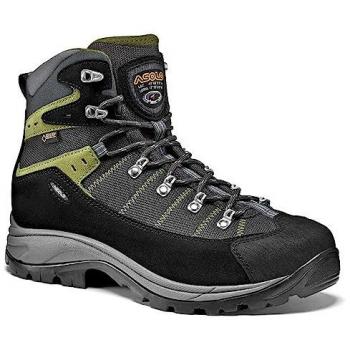 Botas de senderismo Asolo Tuka GV MM GORE-TEX para hombre, color negro/gris oscuro/verde, talla 42 EU