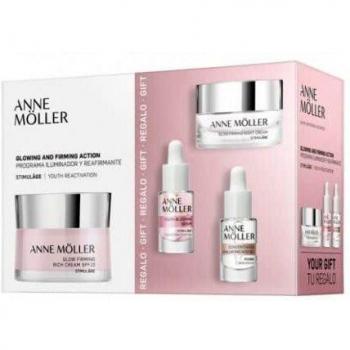 ANNE MOLLER STIMULAGE CREMA RICA ILUMINADORA REAFIRMANTE SPF15 50 ML + 3 PRODUCTOS SET REGALO