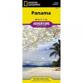 Panama Waterproof Adventure Map - National Geographic 2022 Edition (1:475,000 Scale)