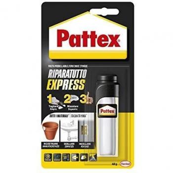 Pattex Ripara Express 48g - Adhesivo Epossidico Universal para Todos los Materiales con Cutter
