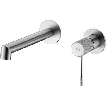 Grifo Monomando Empotrado de Lavabo Line Níquel Cepillado Imex