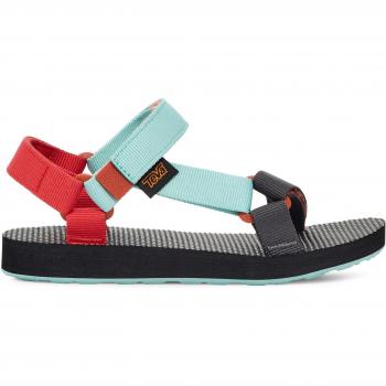 Teva - Sandalias de niño ORIGINAL UNIVERSAL Teva, modelo K Original Universal RFR Aqua/Multi, características: diseño unisex, cierre de velcro ajustable, suela de goma antideslizante, material sintético resistente al
