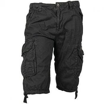 Alpha Industries Jet Cargo Shorts - Regular Fit Black 34