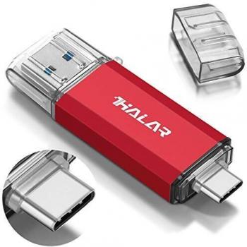 THKAILAR Llave USB de 256GB,Llave USB C 2 en 1 y Llave USB 3.0