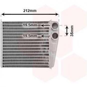 Radiador de calefacción VAN WEZEL 13006256, tipo: radiador, características: diseño compacto, fácil instalación, eficiente en la transmisión de calor, fabricado con materiales duraderos, compatible con sistemas de calefacción estándar