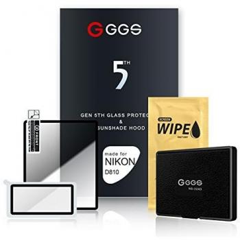 Protector de LCD GGS Larmor GEN5 para Nikon D810 con cubierta contra reflejos