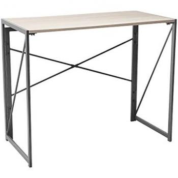 Escritorio Plegable de Madera y Metal Lolie - 100x50x75 cm