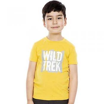Trespass Zealous Quick Drying Graphic Camiseta, Luce del Sole, 9-10 Anni para Niños