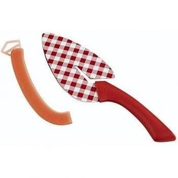 KUHN RIKON Cook & Serve - Espátula para Pizza, Color Rojo