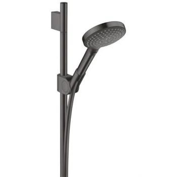 Set de Ducha Hansgrohe Axor Uno² 900mm con Ducha de Mano Raindance Select S 120, 3 Funciones, Color: Negro Cromado Bañado en Brushed Black Chrome