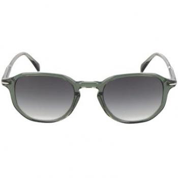 David Beckham DB 1140/S Green/Grey Shaded Sunglasses for Men, Size 50 MM