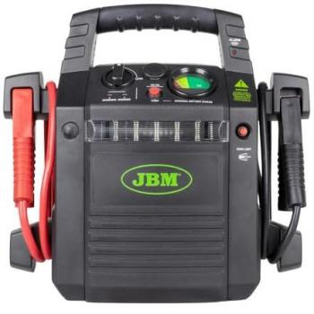 JBM Arrancador de Coche y Cargador de Batería 12V - Fácil de Usar y Versátil