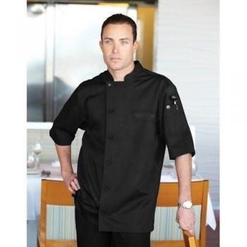 Chef Works VSSS-BBK-2XL Valais V-series Chef Coat by Chef Works