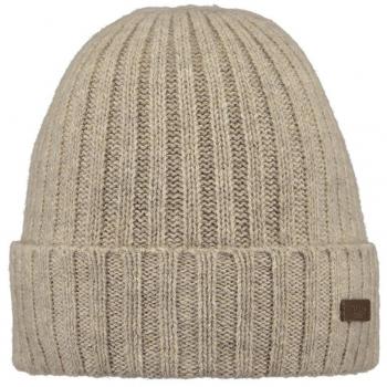 Barts Haakon Turnup Wool Beanie Hat - Sand/Beige - One Size