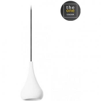 Colgante de techo LED Cherry Acero blanco mate 150 cm, tipo domo, 12.6 cm, 1185 lm, 2700K