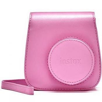 Instax Mini 90 - Funda de piel sintética con correa