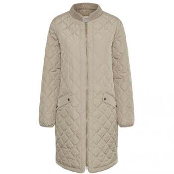 Cream Arwen Women's Beige Down Parka Jacket, Size XL