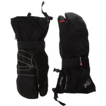 Millet - Guantes de esquí para hombre, tamaño L, color negro / negro