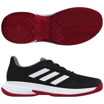 Zapatillas de tenis unisex Adidas Game Spec 2 en color Negro, Blanco y Rojo