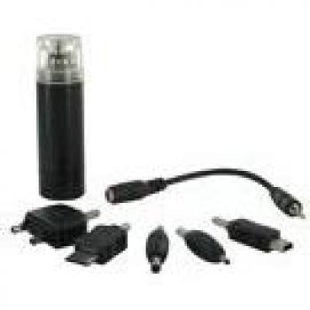 Kit Cargador universal del barril de emergencia para teléfonos inteligentes - Negro