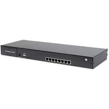 Interruptor KVM Modular Digitus DS-72216, 8 Puertos Cat.5, VGA, Montaje en Rack, Negro