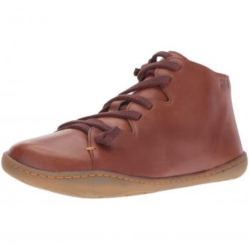 CAMPER Peu - Women's Brown Smooth Leather Ankle Boots, Size 5