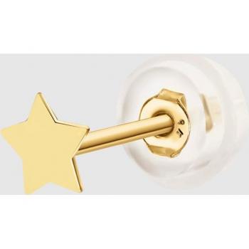 Piercing Estrella de Oro 9K con Acabado Brillante - Time Road