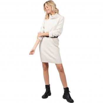 Deeluxe Mila Women's Dress - Elegant White Midi Style
