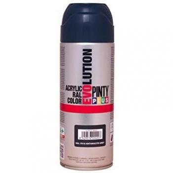 PINTYPLUS EVOLUTION 545 Pintura Spray Acrílica Brillo 520cc Anthracite Grey Ral 7016, Non Concerné, Estándar