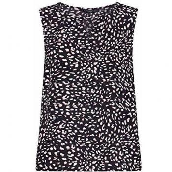 Vero Moda Sine - Camiseta sin Mangas para Mujer, Color Negro Negro Negro