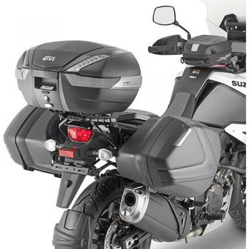 GIVI Portamaletas Lateral MKSIDESUZUKI.DL.VSTROM.1050.20 PLX3117 para Suzuki V-Strom 1050 (2020-2021) - Soporte para maletas later