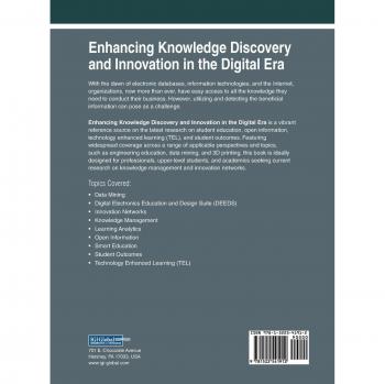 Mejorando el Descubrimiento del Conocimiento y la Innovación en la Era Digital (Avances en Adquisición, Transferencia y Gestión del Conocimiento)