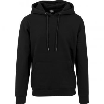 Urban Classics Basic Black Sweat Hoodie for Men