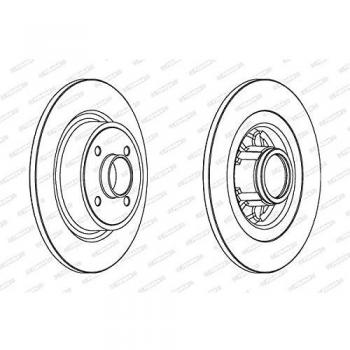 Ferodo ddf1381 C-1 Rotor Disco de freno