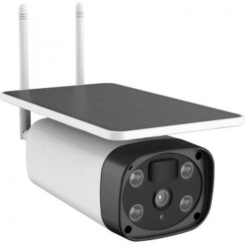 Cámara Bullet Solar Wi-Fi 2MP con App Tuya y lente de 3.6 mm