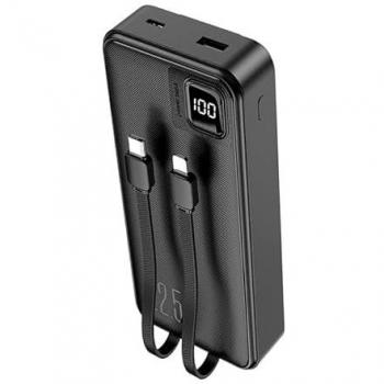 Batería Externa Universal Power Bank 22.5W 20,000 mAh USB-C / Lightning Negra