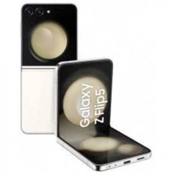 Samsung Galaxy Z Flip5 512GB Cream EU - Smartphone plegable con pantalla OLED de 6,7, cámara dual, Android 13 y batería de 3700 mAh