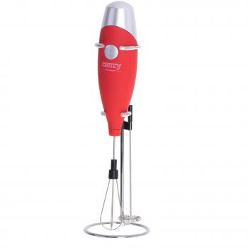 Espumador de leche eléctrico Camry CR 4501r con batidor y soporte en acero inoxidable