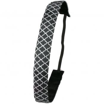 Anti-el Ivybands Marrakech gris, blanco y negro, talla única, IVY263